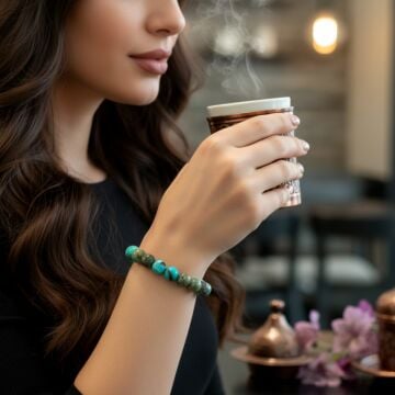 Turkuaz (Firuze) Doğal Taş Bileklik