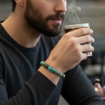 Turkuaz (Firuze) Doğal Taş Bileklik