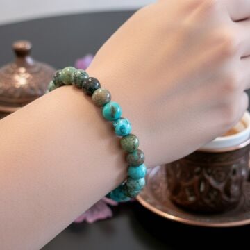 Turkuaz (Firuze) Doğal Taş Bileklik