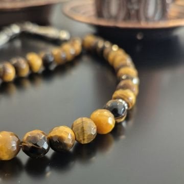 Faset Kesim Kaplangözü Taşlı 33'lük Tesbih