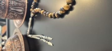 Faset Kesim Kaplangözü Taşlı 33'lük Tesbih