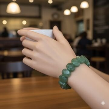 Özel Kesim Aventurin (Şans Taşı) Doğal Taş Bileklik