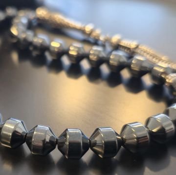 Hematit 33 lük Doğal Taş Tesbih