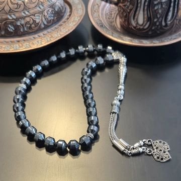 Hematit 33 lük Doğal Taş Tesbih