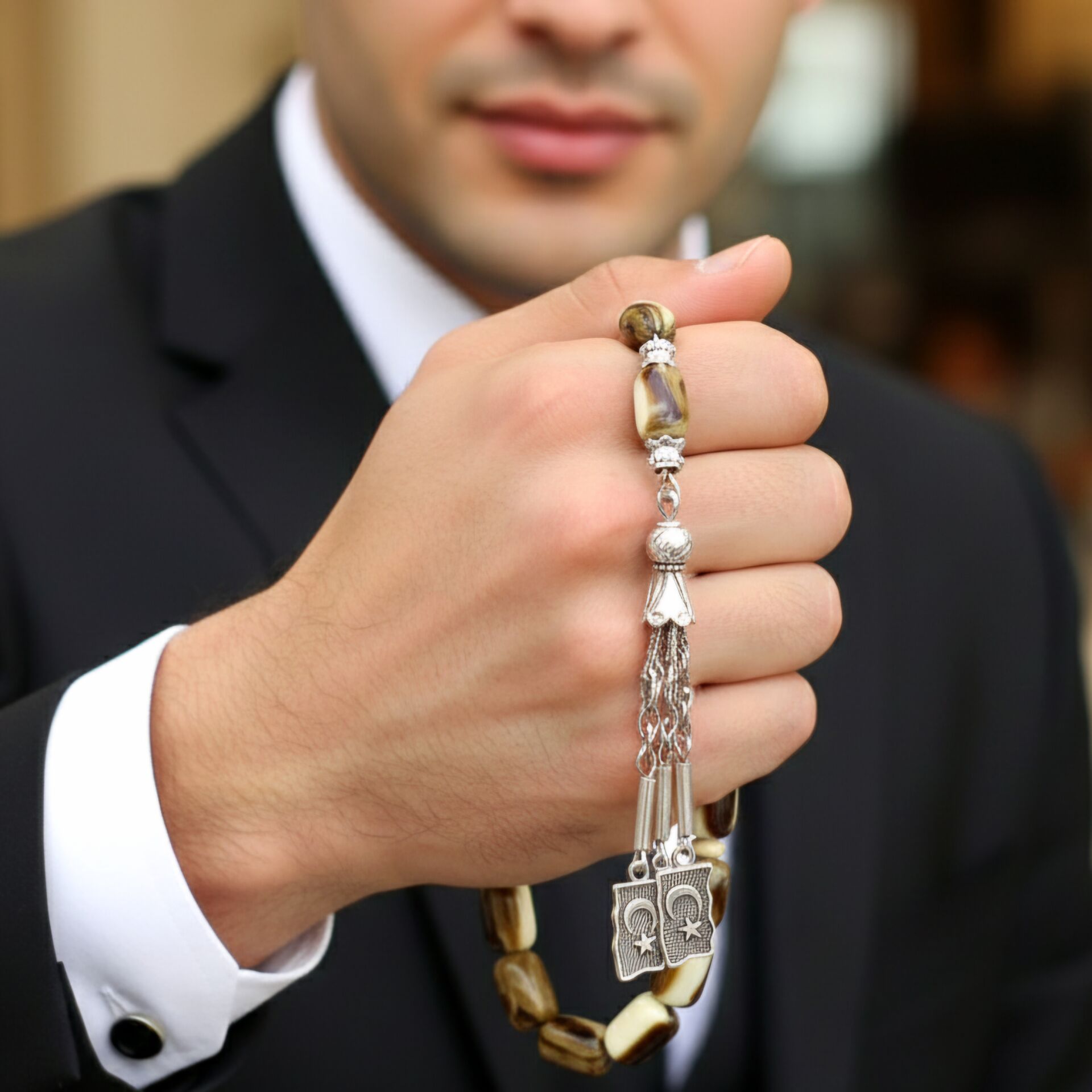 Usta İşçilikli Kapsül Kesim 33' lük Sıkma Tasarım Tesbih