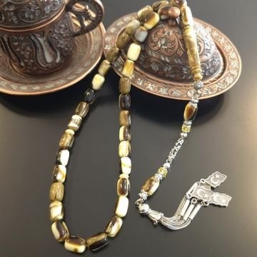 Usta İşçilikli Kapsül Kesim 33' lük Sıkma Tasarım Tesbih