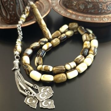 Usta İşçilikli Kapsül Kesim 33' lük Sıkma Tasarım Tesbih