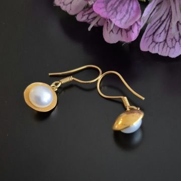 İnci Zarif Gümüş Küpe