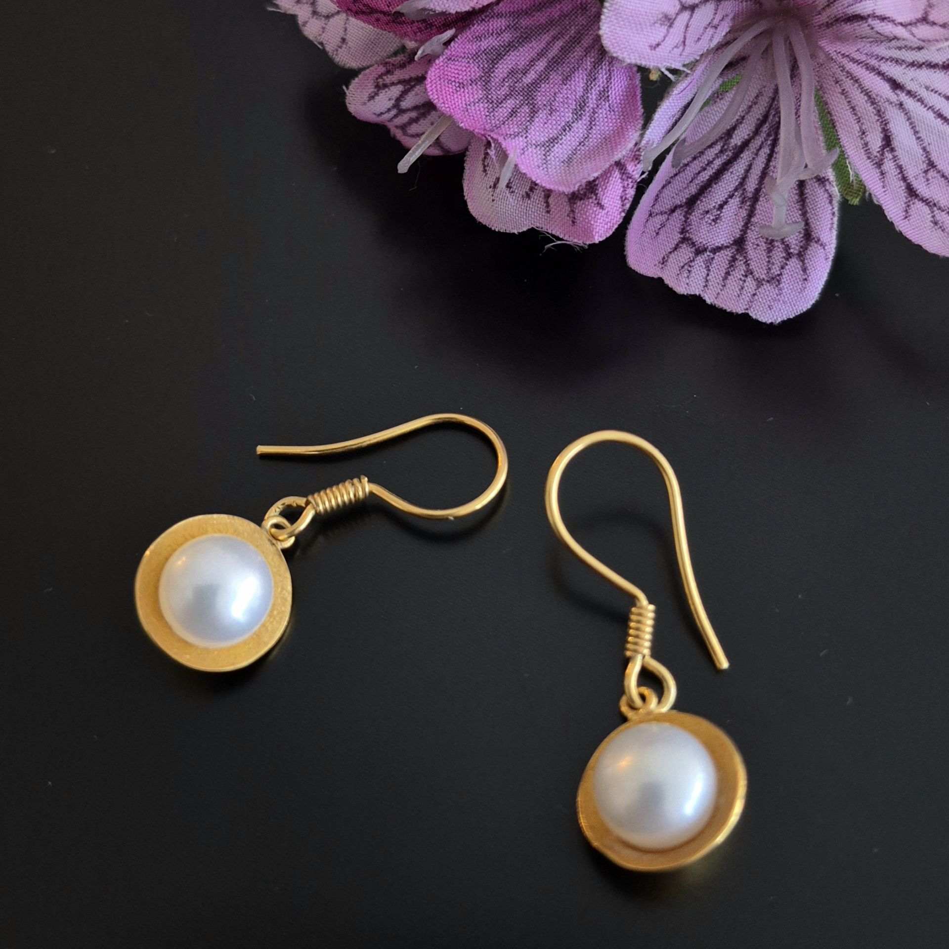 İnci Zarif Gümüş Küpe