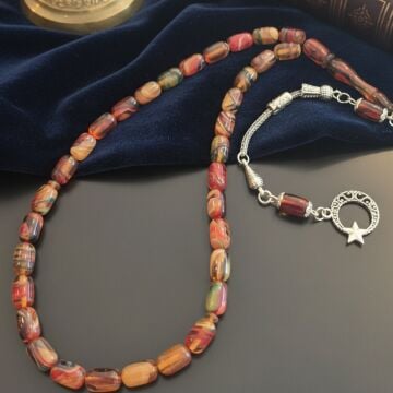 Ay Yıldız Püskül 33 lük Sıkma Tesbih