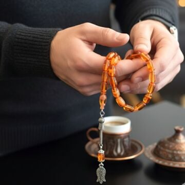 Lale Püskül 33 lük Sıkma Tesbih