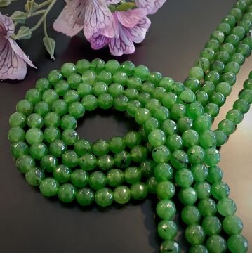 Tayvan Yeşim Faset Kesim Doğal Taş Dizi