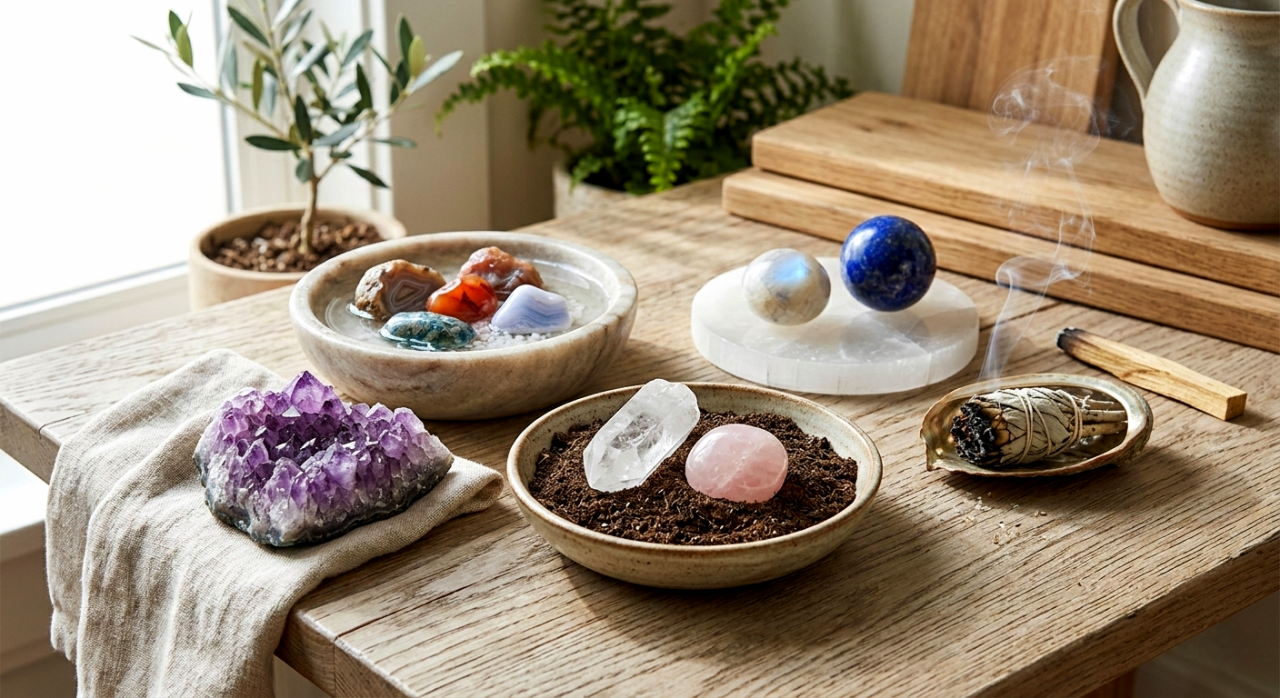 ​Doğal Taş Temizliği: Taşlarınızın Enerjisini Nasıl Arındırır Yenilersiniz?