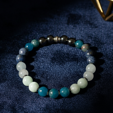 Mavi Enerji Doğaltaş Bileklik