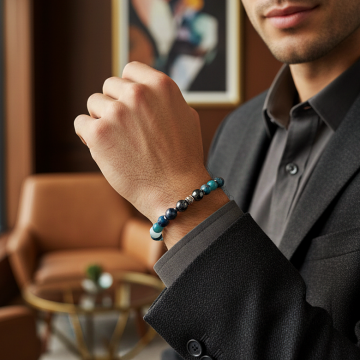 Mavi Enerji Doğaltaş Bileklik