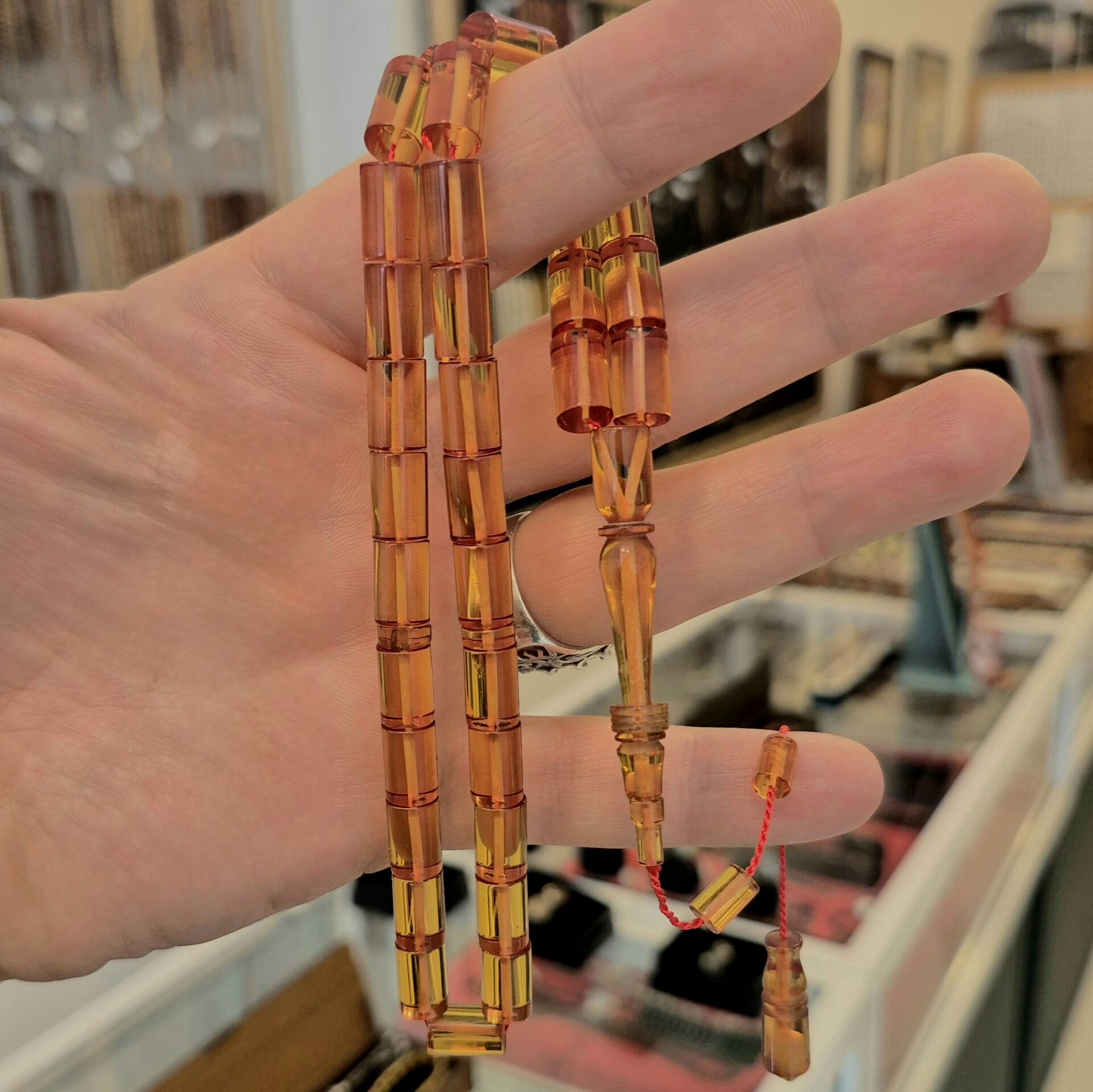 Kesme Model Usta İşi Sıkma Ateş 33 lük Tesbih