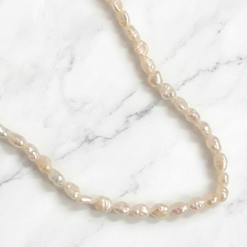 Arpa İnci Dizi Kolye - Çelik Aparatlı Kadın Kolye