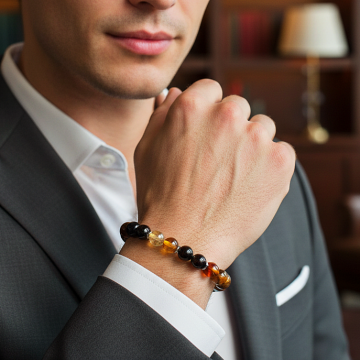 Topraklama, Uyum ve Denge Temalı Doğal Taş Bileklik