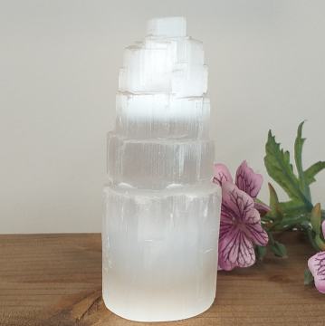Selenit Taşı Kule ( 10 cm. )