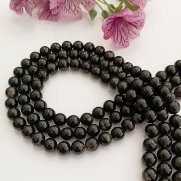 Siyah Turmalin Doğal Taş Dizi