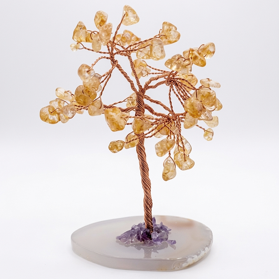 Sitrin Doğal Taş Ağaç