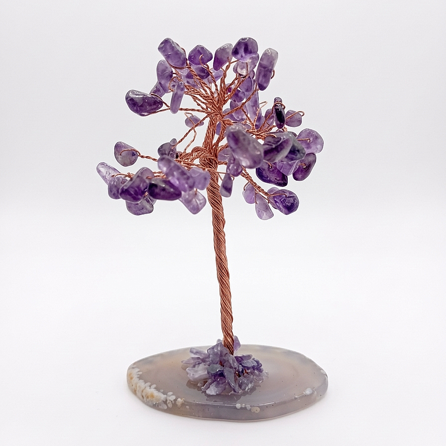 Ametist Doğal Taş Ağaç