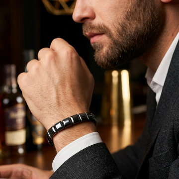 Hematit Taşı Bileklik - Denge ve Topraklanma Temalı