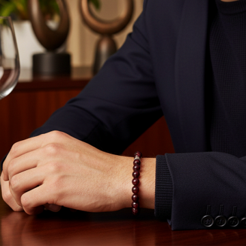 Lal (Garnet) Doğal Taş Bileklik