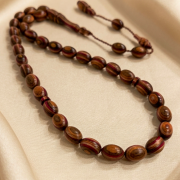 Arpa Kesim Kafur Ağacı 33 lük Tesbih 6x9