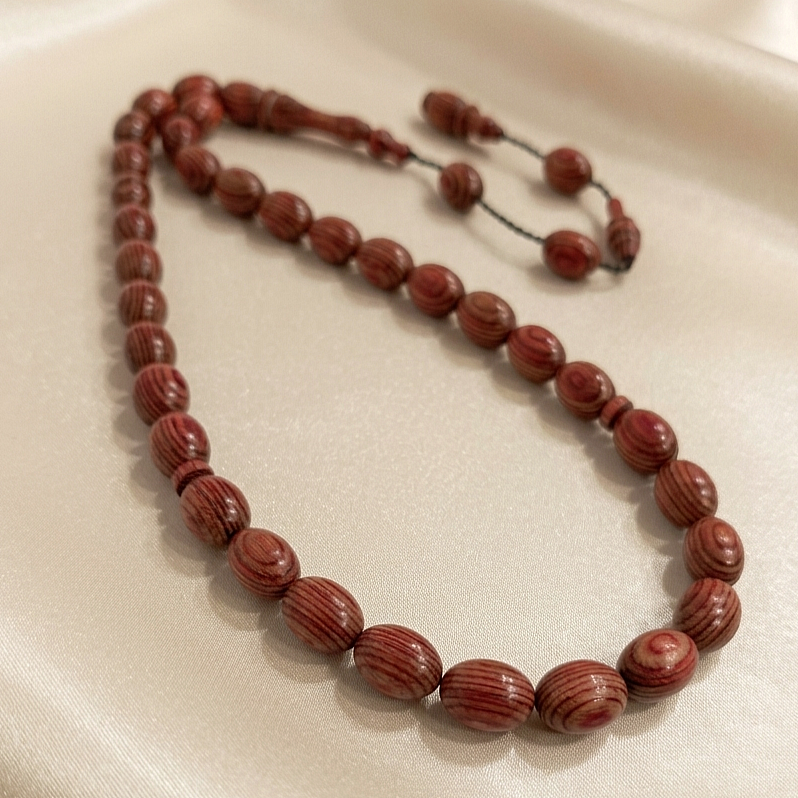 Arpa Kesim Kafur Ağacı 33 lük Tesbih 6x9