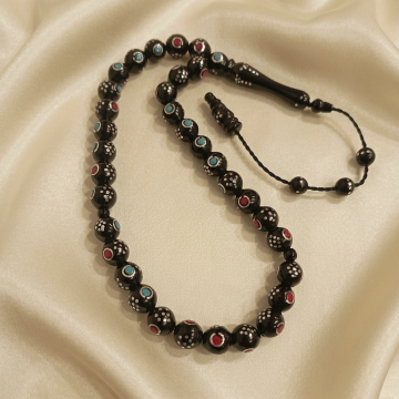 Küre Kesim İşlemeli Kuka 33 lü Tesbih