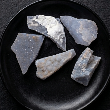 Ham Mavi Kalsedon Parça