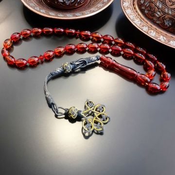 El Örmesi 1000 Ayar Gümüş Kazaziye Sıkma Tesbih