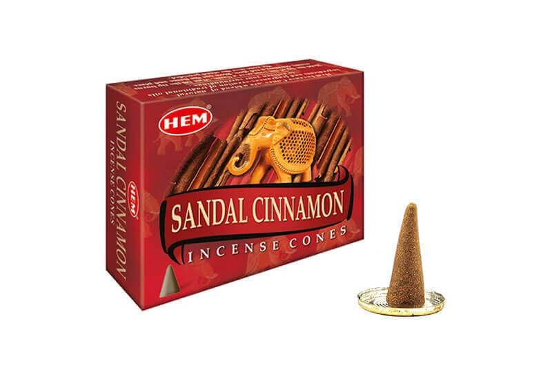 Tarçın ve Sandal Kokulu Konik Tütsü