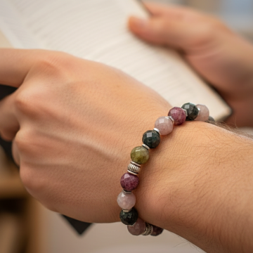 Faset Kesim Turmalin Doğal Taş Bileklik