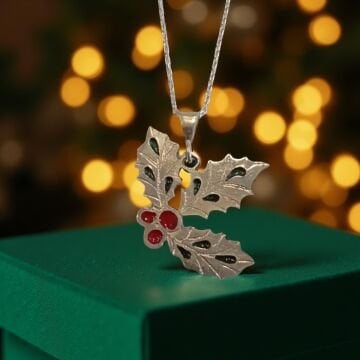 Kokina Plique A Jour Gümüş Kolye