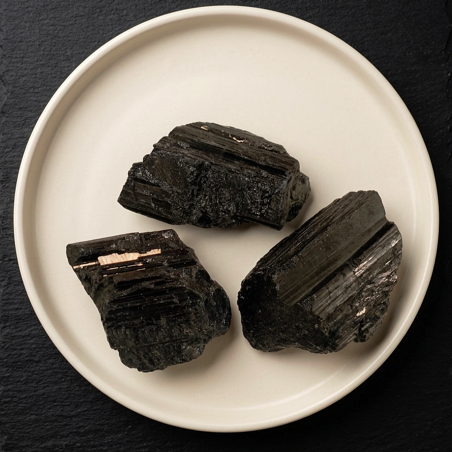 Ham Siyah Turmalin Kütle- Büyük Boy