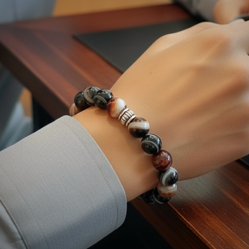 Göz Akik Doğal Taş Bileklik (Süleymaniye Akik)