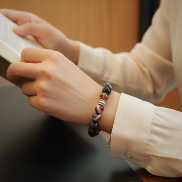 Göz Akik Doğal Taş Bileklik (Süleymaniye Akik)