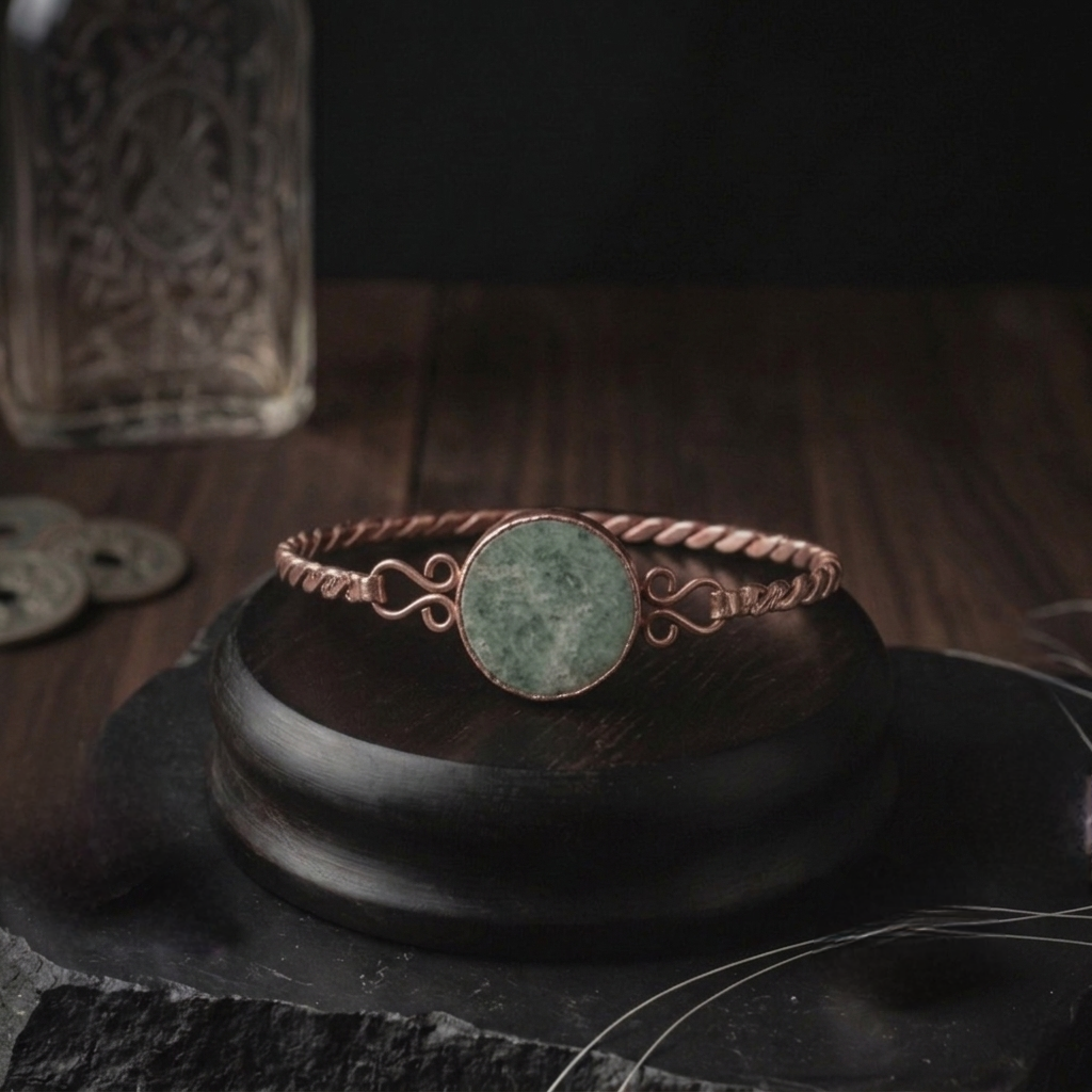 Krizokol ve Trend Bakır Bileklik (Bilezik)