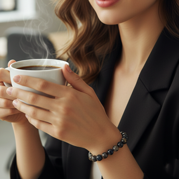 İyolit (Su Safiri) Doğal Taş Bileklik