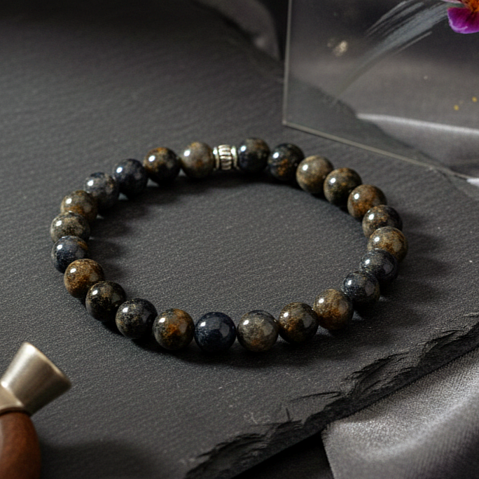 İyolit (Su Safiri) Doğal Taş Bileklik