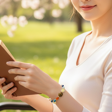 Dünyalar Benim Oldu Gezegen Doğal Taş Bileklik