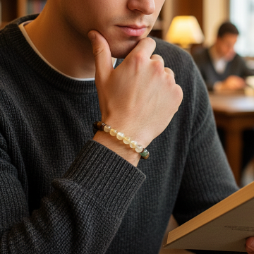 Bolluk, Bereket ve Şans Temalı Doğal Taş Bileklik