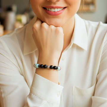 Doğal Taşlı Nazar Bilekliği