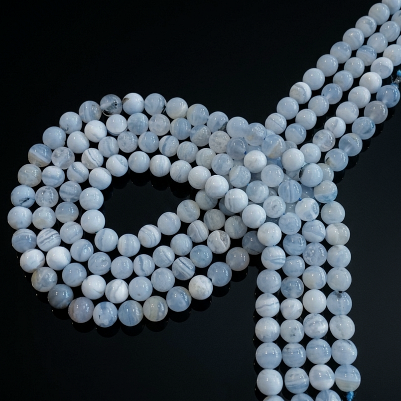 Mavi Kalsedon Doğal Taş Dizi