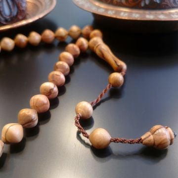 İstanbul Kesim Zeytin Ağacı 33 lük Tesbih