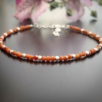 Yıldız Taşı Gümüş Bileklik