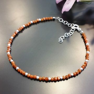 Yıldız Taşı Gümüş Bileklik