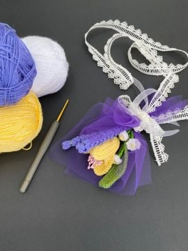 Örgü Çiçek Workshop 4 Hafta Süreli